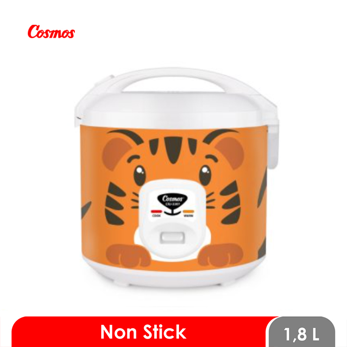 Cosmos Rice Cooker Nonstick 1.8 Liter - CRJ3307T | CRJ-3307T | CRJ-3307 T Tiger